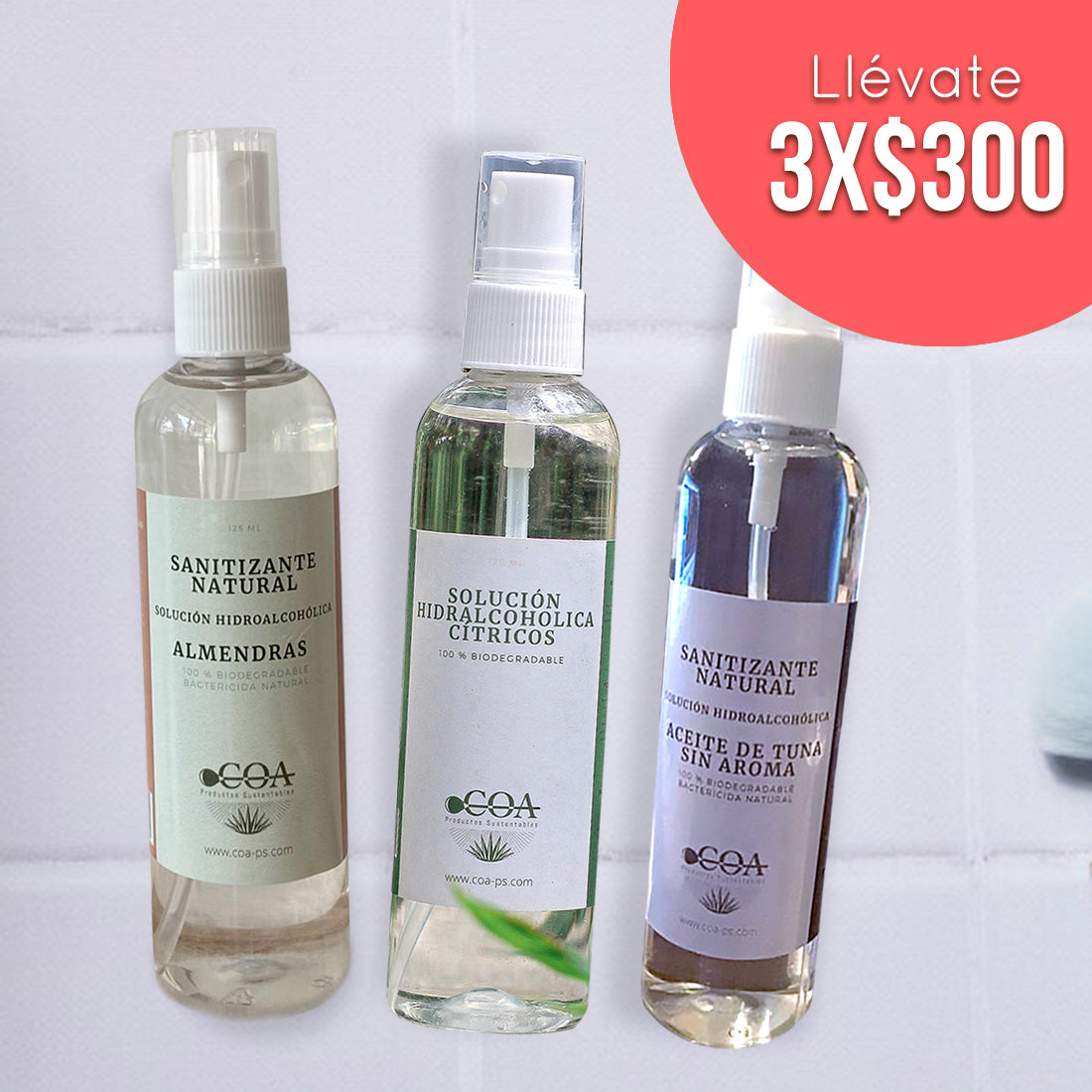 Sanitizante natural / Solución hidroalcohólica