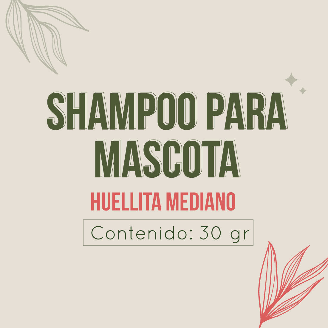 Shampoo para mascotas huella