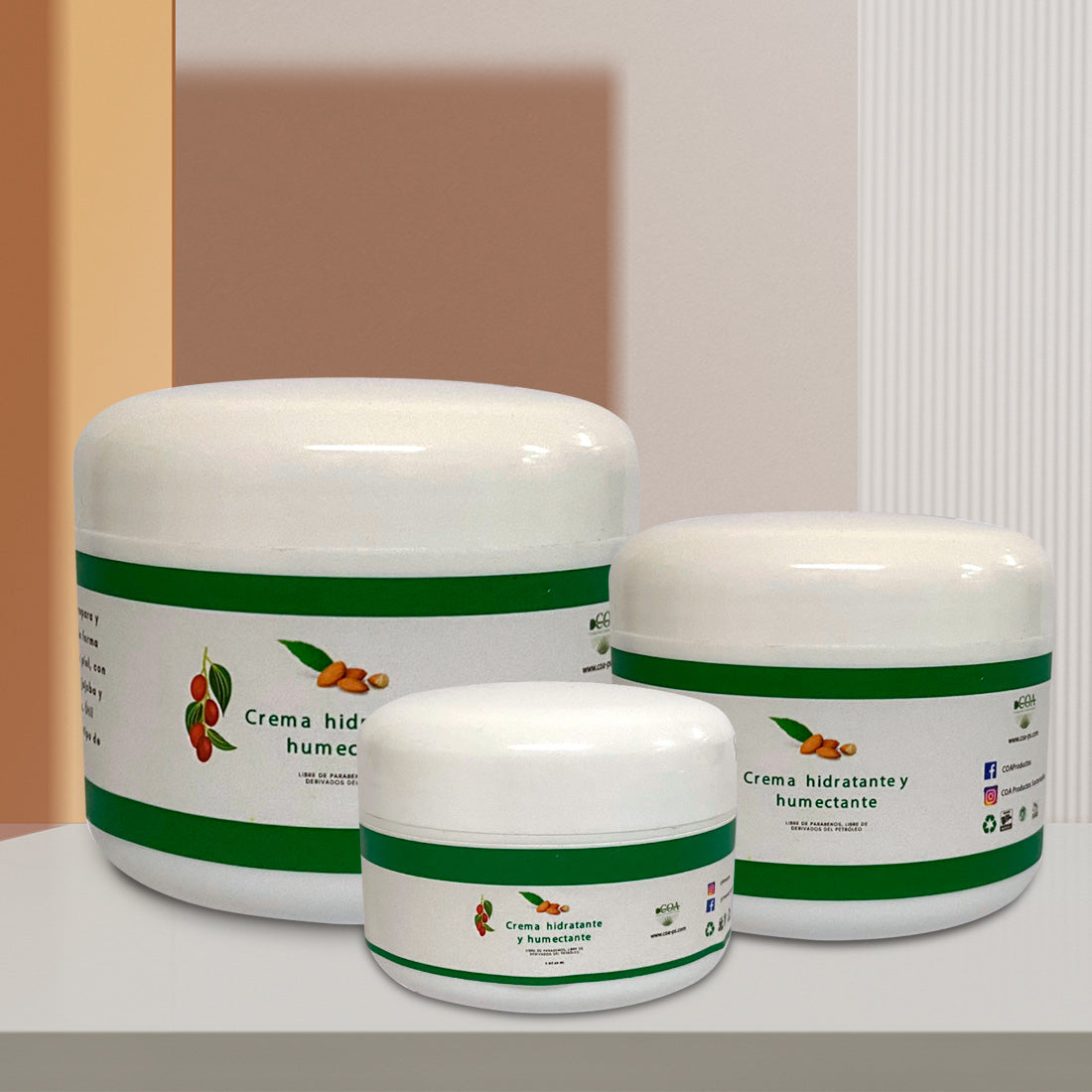 Crema líquida hidratante en tarro