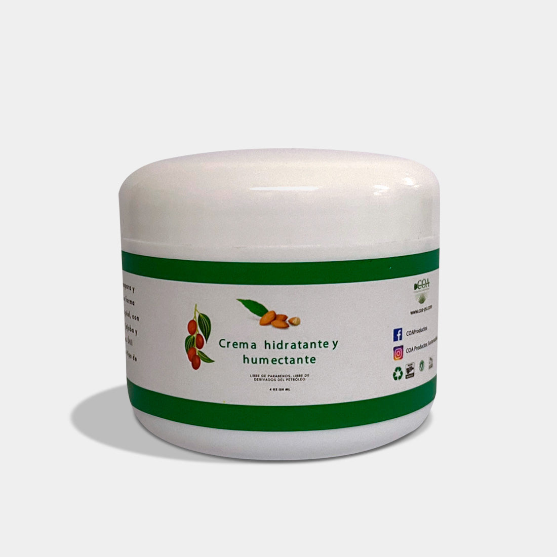 Crema líquida hidratante en tarro